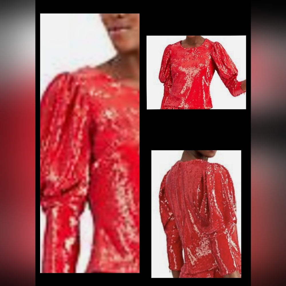 Red Hot Sequin Top.
